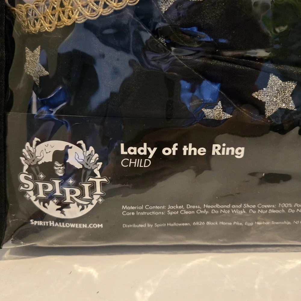 SPIRIT PREMIUM LADY OF THE RING Signature COLLECTION Halloween Kids S 4-6! Nice - Picture 5 of 5